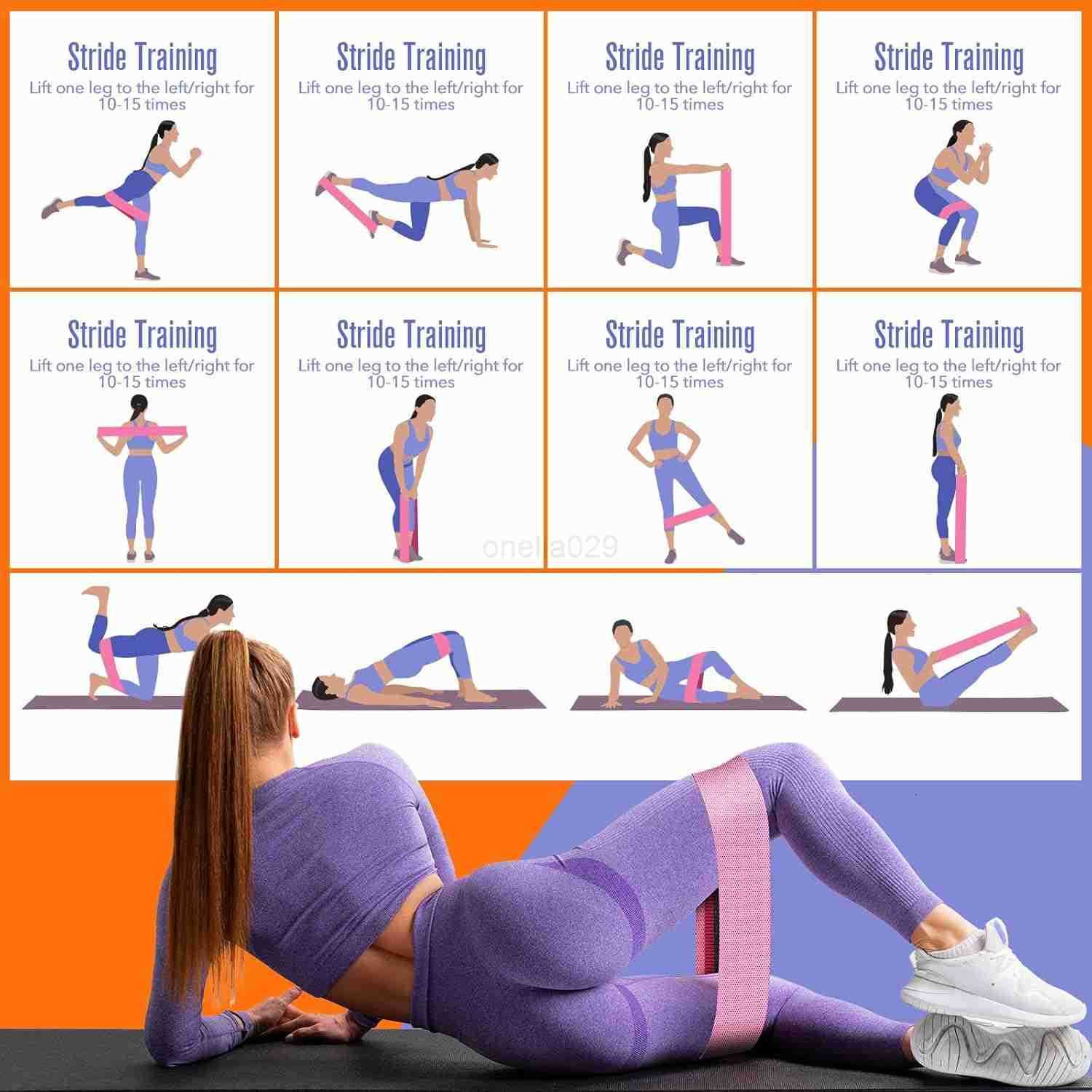 Fabric Resistance Bands Set Booty Bands for Legs Glutes 3 Resistance Levels NonSlip Workout Bands for Women Men Ideal for Yoga Pilates Fitness and Hom