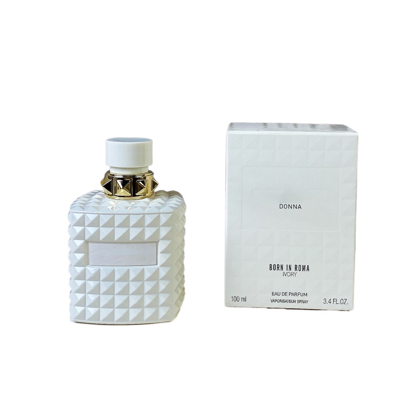 Designer Born in Roma Ivory 100ml for Men Women Eau de Toilette Vaporisateur Spray Man perfume Woman Fragarance Floral Spray EDP Charming Intense Smell Fast Ship