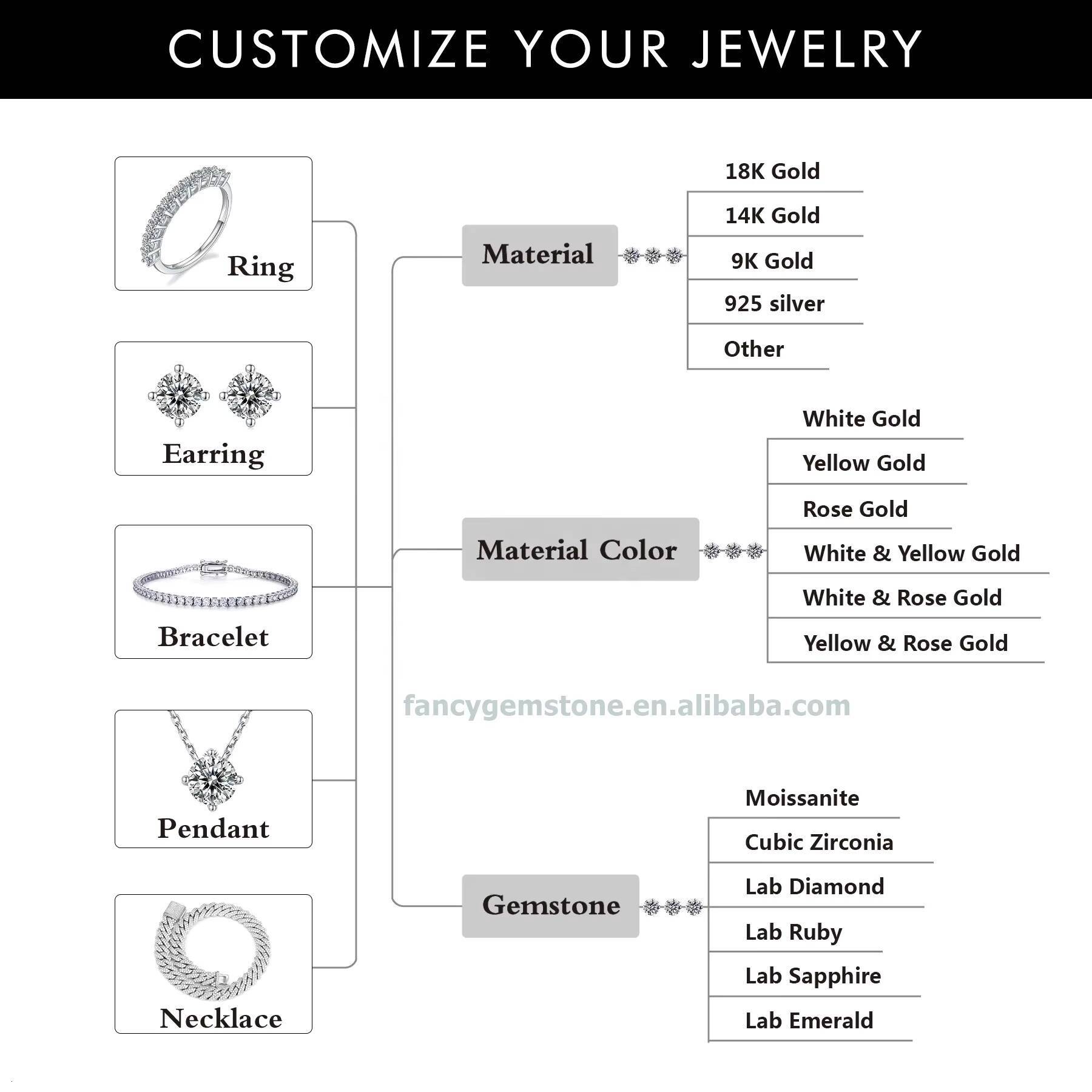 Custom Size 10K 14K Tennis Bracelet with 2mm6mm Lab Grown Diamonds Paving Diamond Bracelet Bangle Fine Jewelry