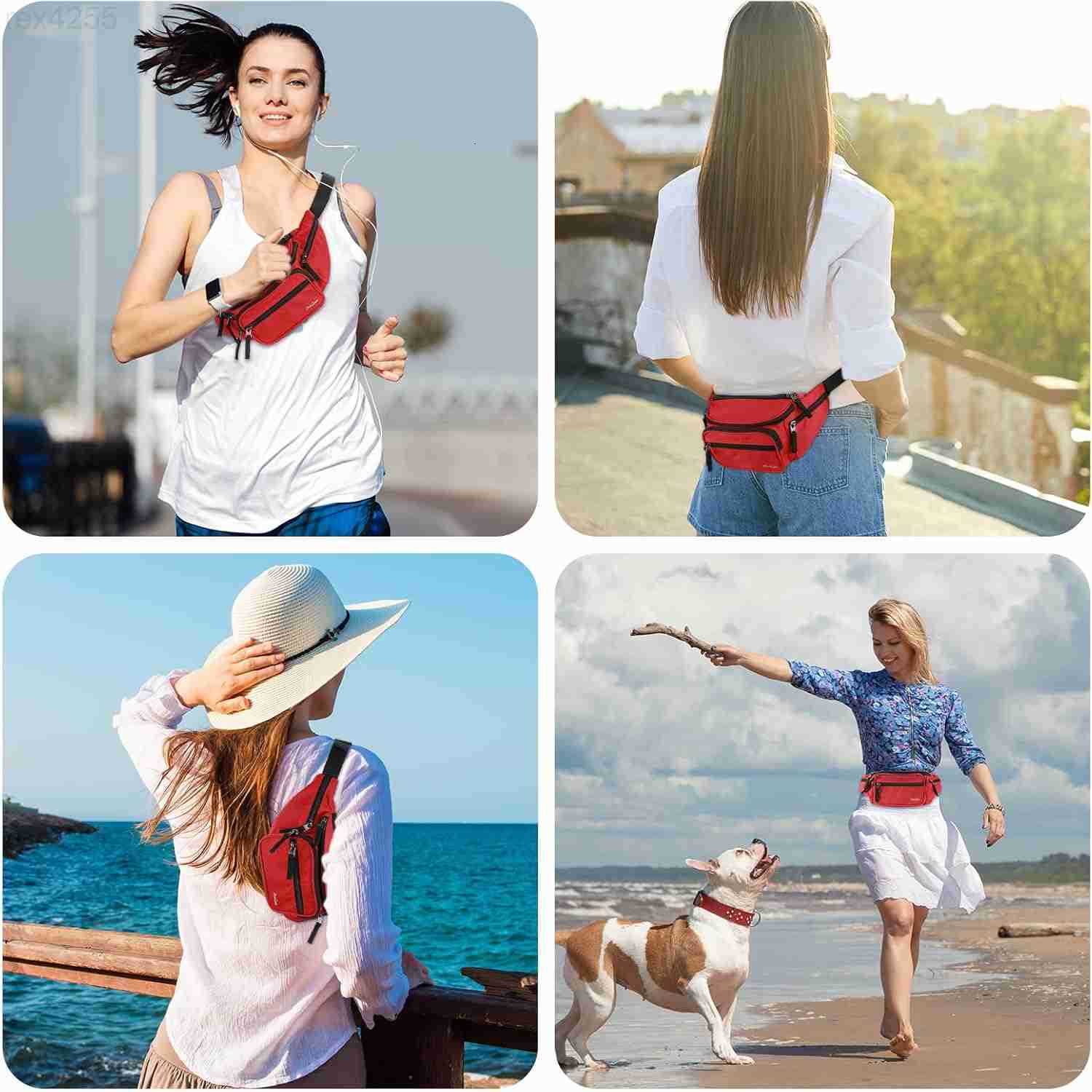 Fanny Pack Waist Packs for Men Women Waist Bag Hip Pack for Travel Hiking Running Outdoor SportsW250912