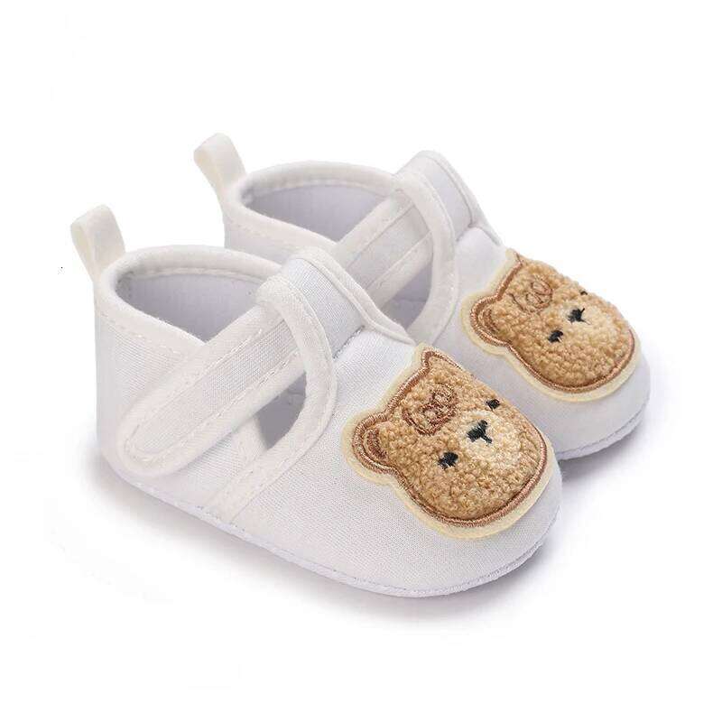 Fashionable Cartoon Bear Baby Shoes Spring Cute Soft Comfortable Casual Walking Footwear for Babies