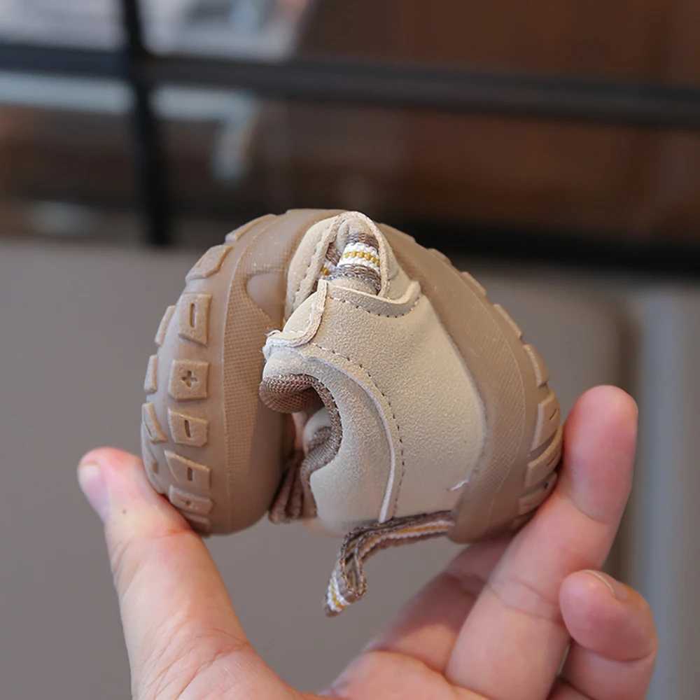 Autumn Sport Shoes For Children PU Leather Ergonomics Baby Boys Girls Sneakers Softsoled Toddler Shoes For Kids Sneakers Y250912