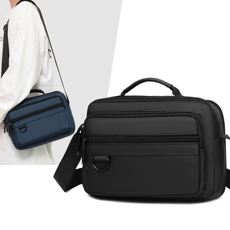 Multifunctional Men S Crossbody Free Shipping Luxury Bag Bag Korean Style Simple Designer Bag Sports Outdoor Trendy Large Capacity Shoulder Bag