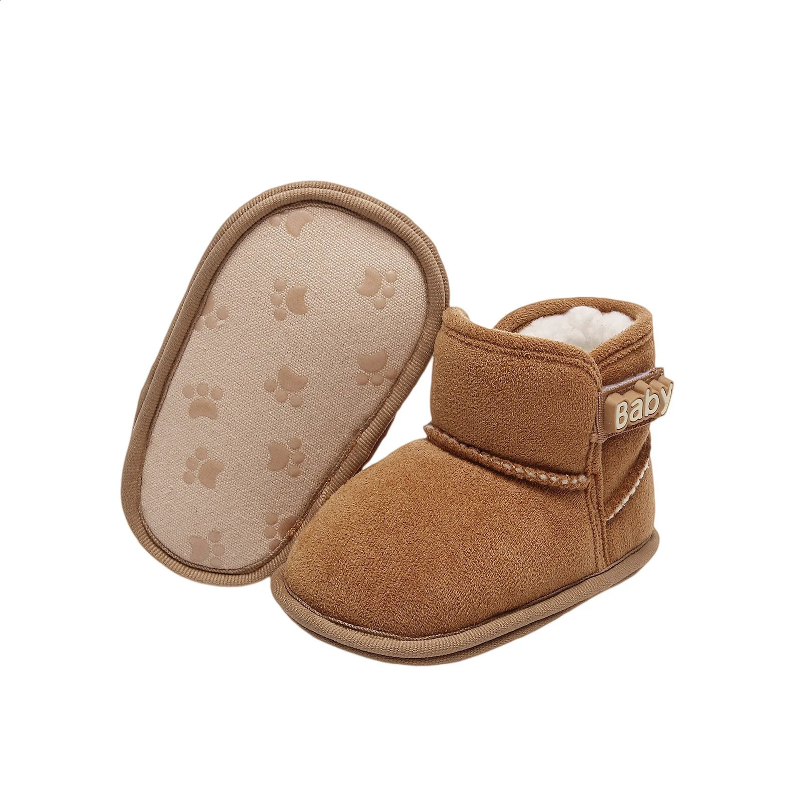 Baby Girls Boys Winter Ankle Boots Nonslip born Snow Shoes Soft Bottom Fleece Warm Flats Casual Toddler Infant Walking 250912