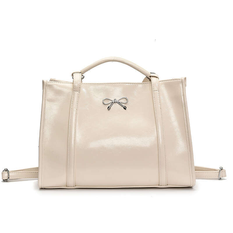 Korean High-End Large Capacity Single Shoulder Tote Bag Niche Designer Bags Casual College Style Versatile Soft Leather Backpack for Women