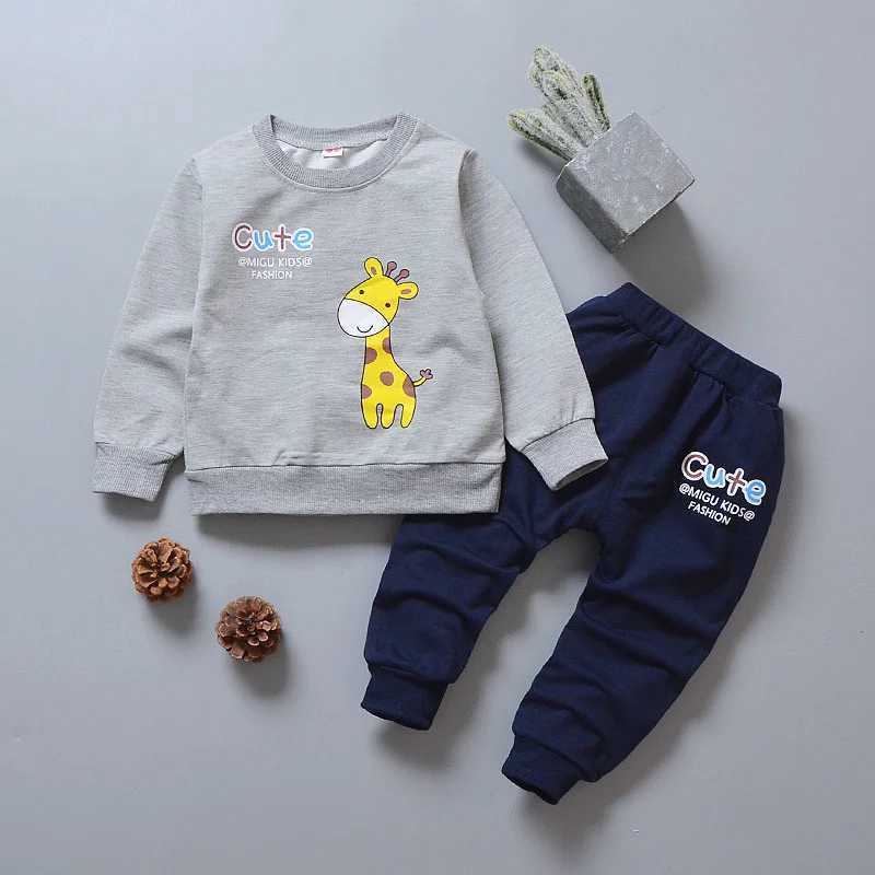 New Spring Autumn Baby Girl Clothes Children Casual TShirt Pants 2PcsSets Toddler Costume Kids Boys Outfits Infant Tracksuits C250912
