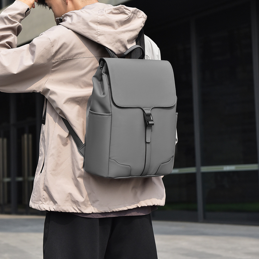 Backpack Men S New Designer Bag Texture Casual Luxury Bag Business Backpack Large Capacity Multifunctional Free Shipping Travel Computer Backpack Men