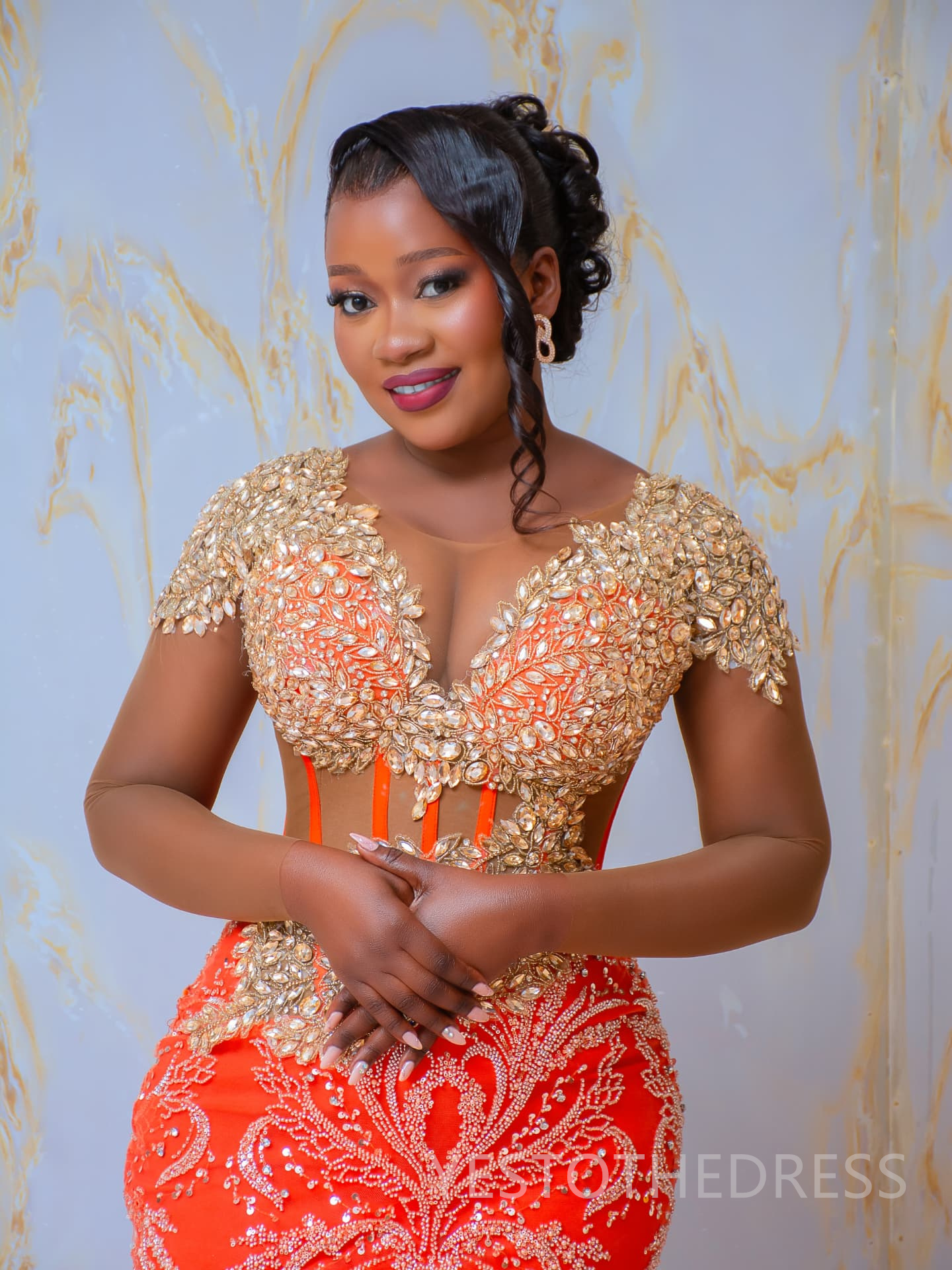 2025 Mermaid Plus Size Aso Ebi Prom Dresses For Black Women Robe De Mariee Formal Gowns Illusion Beaded Lace Sheer Neck Birthday Second Reception Gown