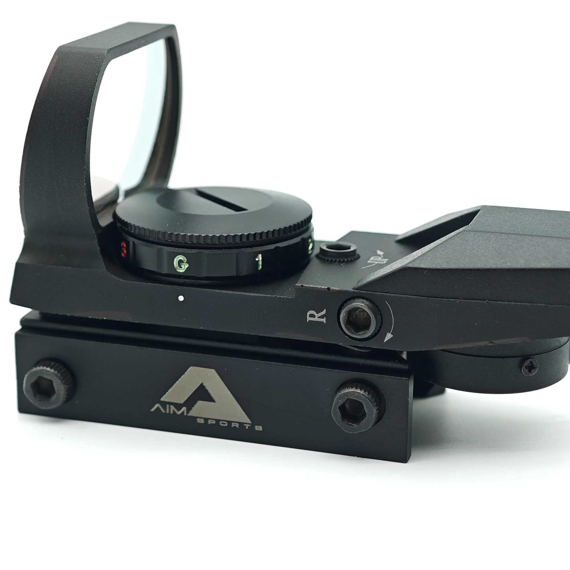 1X34mm Dual ILL W4 Different RETICLESWARFARE Edition Red Green Dot Sight RifleScope 4 MultiReticle for Hunting Outdoor C250912