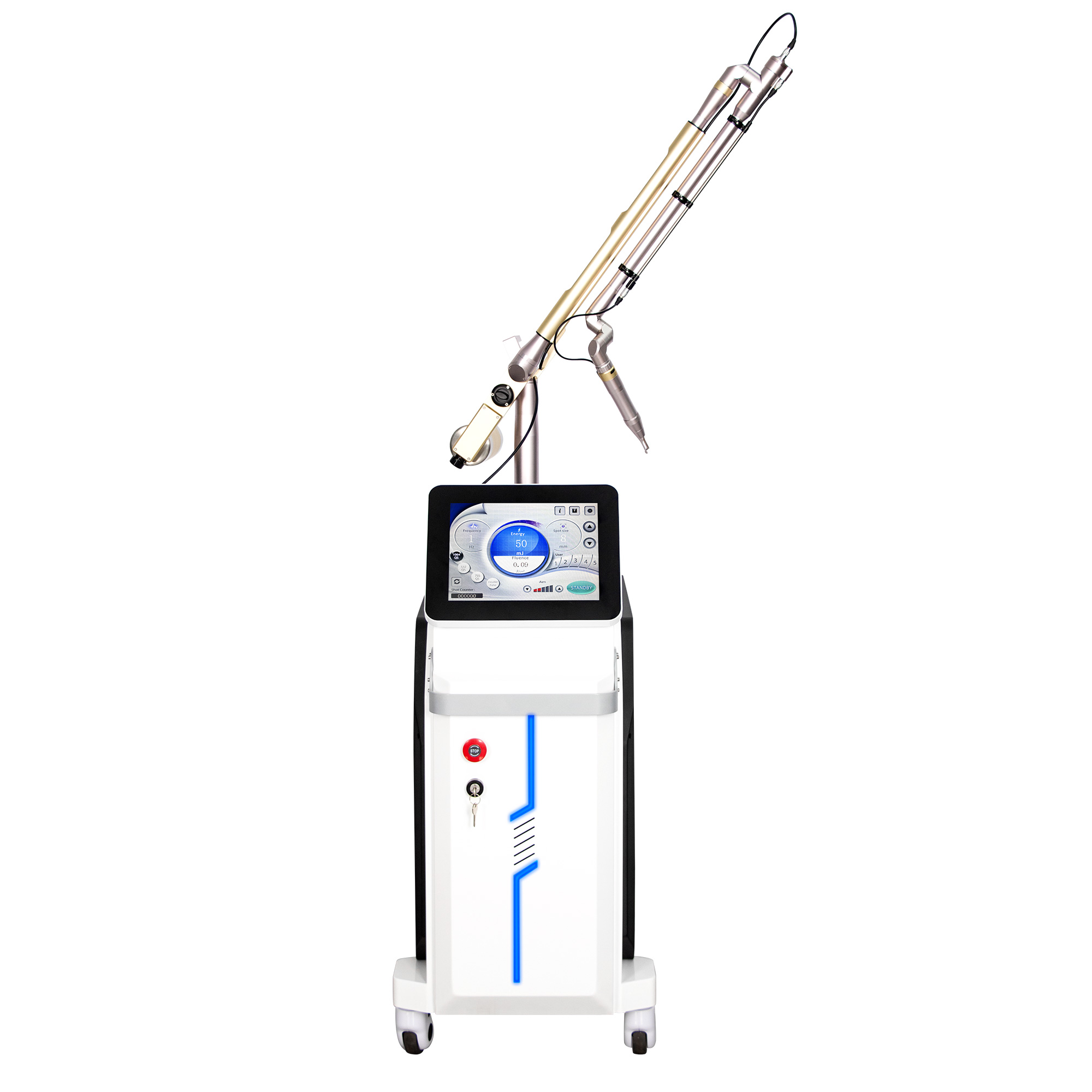 ND YAG Picosecond laser Machine 532/755/1064/Double Pulse Tattoo Removal Machine 600MJ/950MJ Skin Whitening Pigment Treatment Skin Rejuvenation Machin