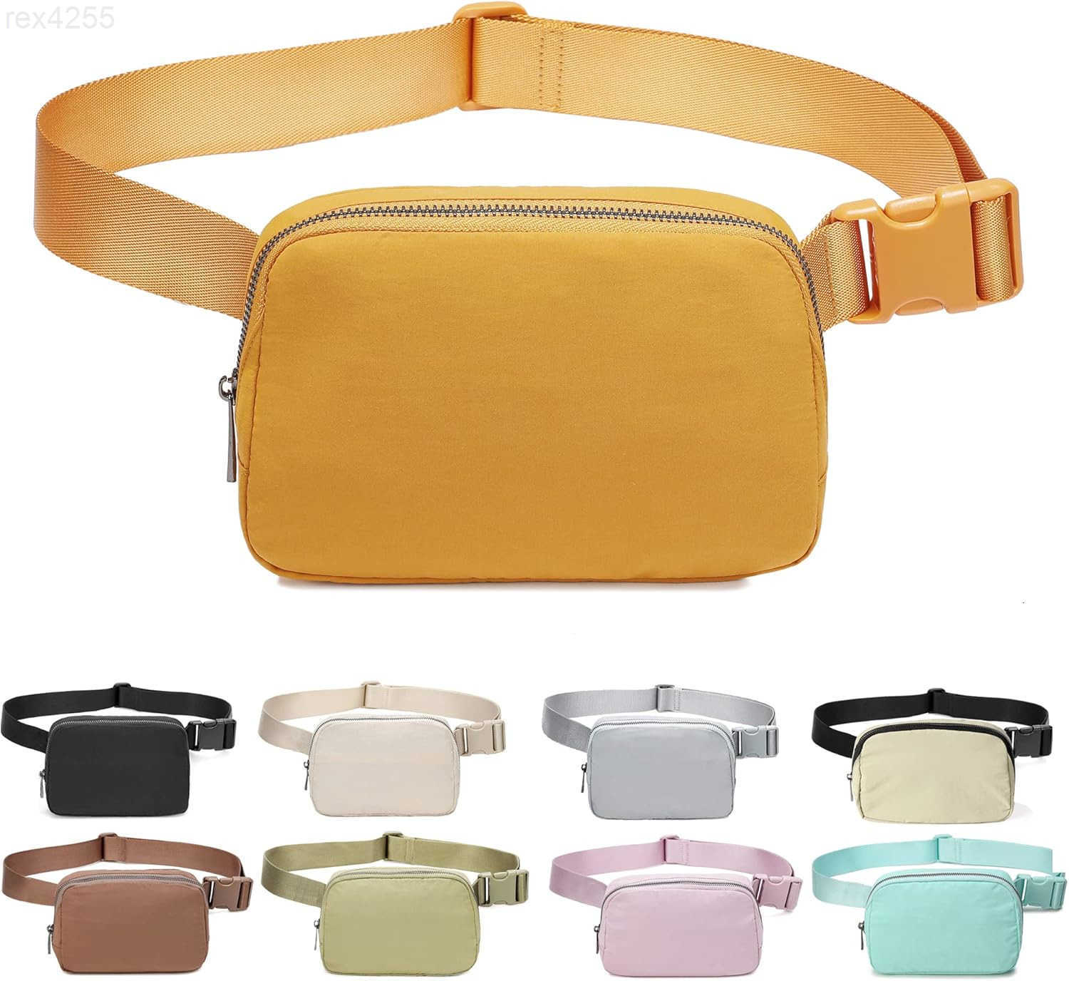 Belt Bag Waist Pack Crossbody Bags Bum Bag for Running Hiking Travel Workout Adjustable Strap for Women beigeW250912