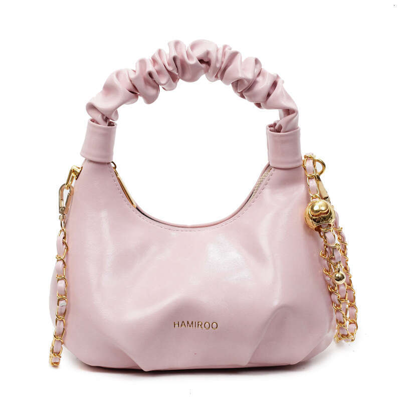 2025 New Designer Bag Fashion Chain Shoulder Crossbody Bags for Women Pleated Handbag Dumpling Bag Solid Color