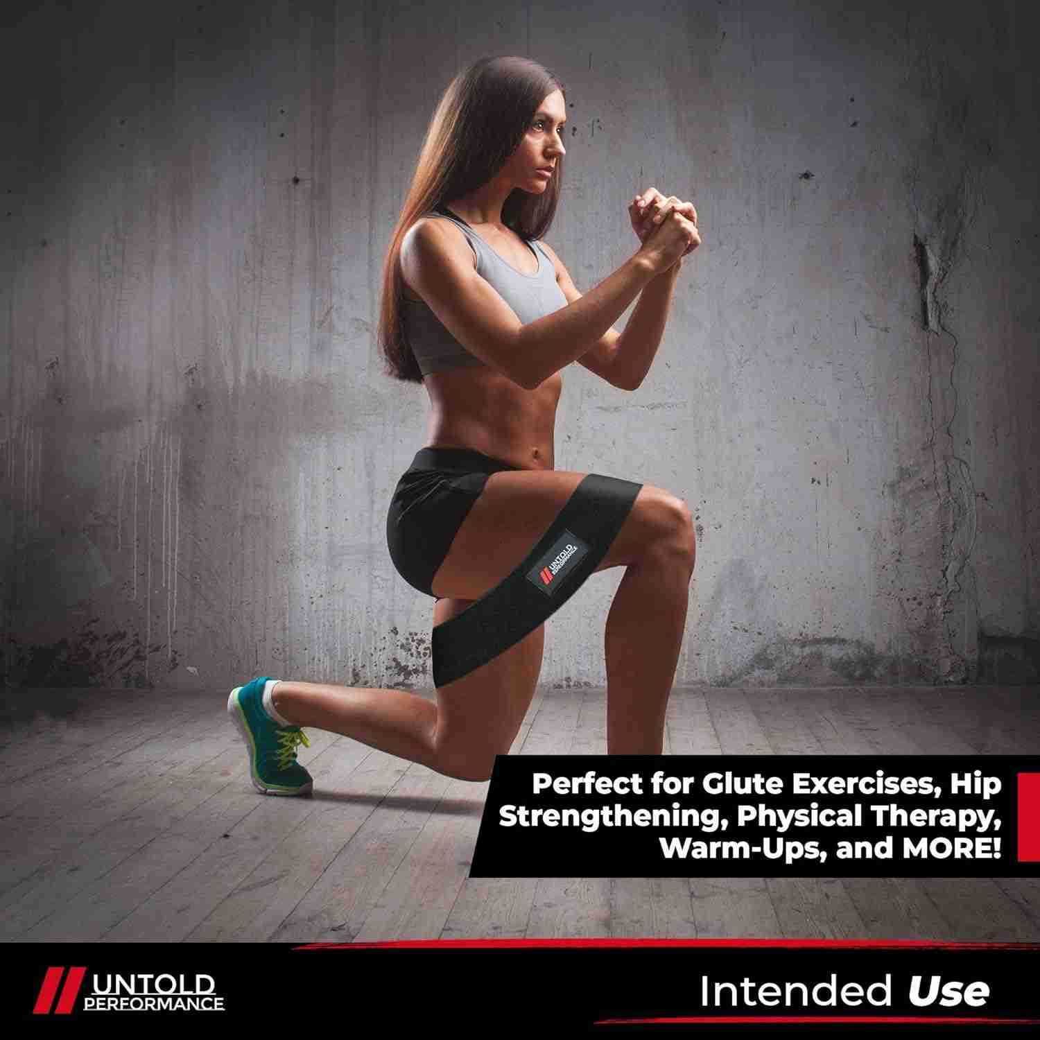 Heavy Resistance Bands Hip Bands for Working Out Premium Exercise Bands Resistance Durable Resistance Bands for Strength Flexibility Glute Workouts W2