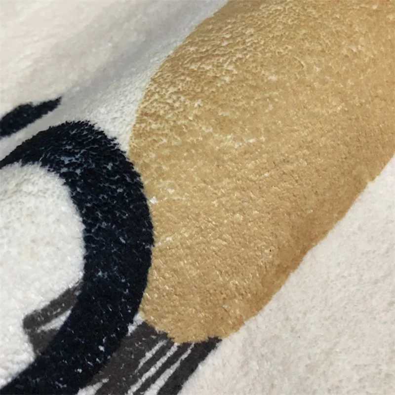 Cartoon Style Bedroom Decor lion pattern Carpet Cute Round Carpets for Living Room Thick Plush bedside Rug Fluffy Soft Floor Mat C250912