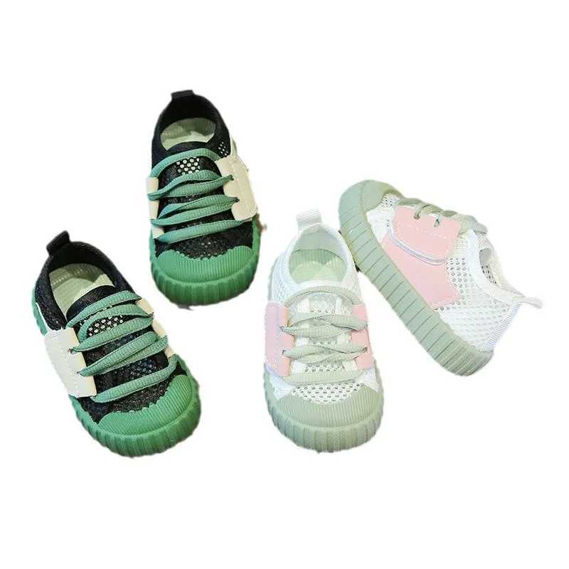 Soft Soled Child Sneakers Comfort Breath Girl Sneaker Fashion Mesh Girls Shoes Simple Versatile Boy Shoe Light Daily Casual Shoe Y250912