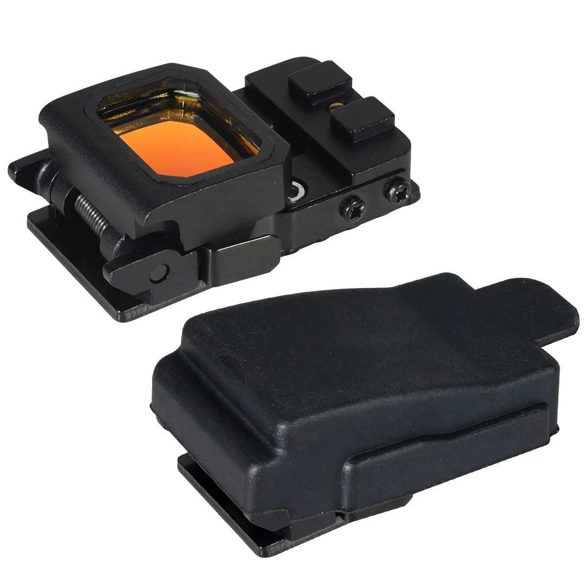 JH409 3MOA Folding Flip Collimator Reflex Mini 1x Red Dot Sight with 20mm Mount and Pistol Glock MOS Base C250912