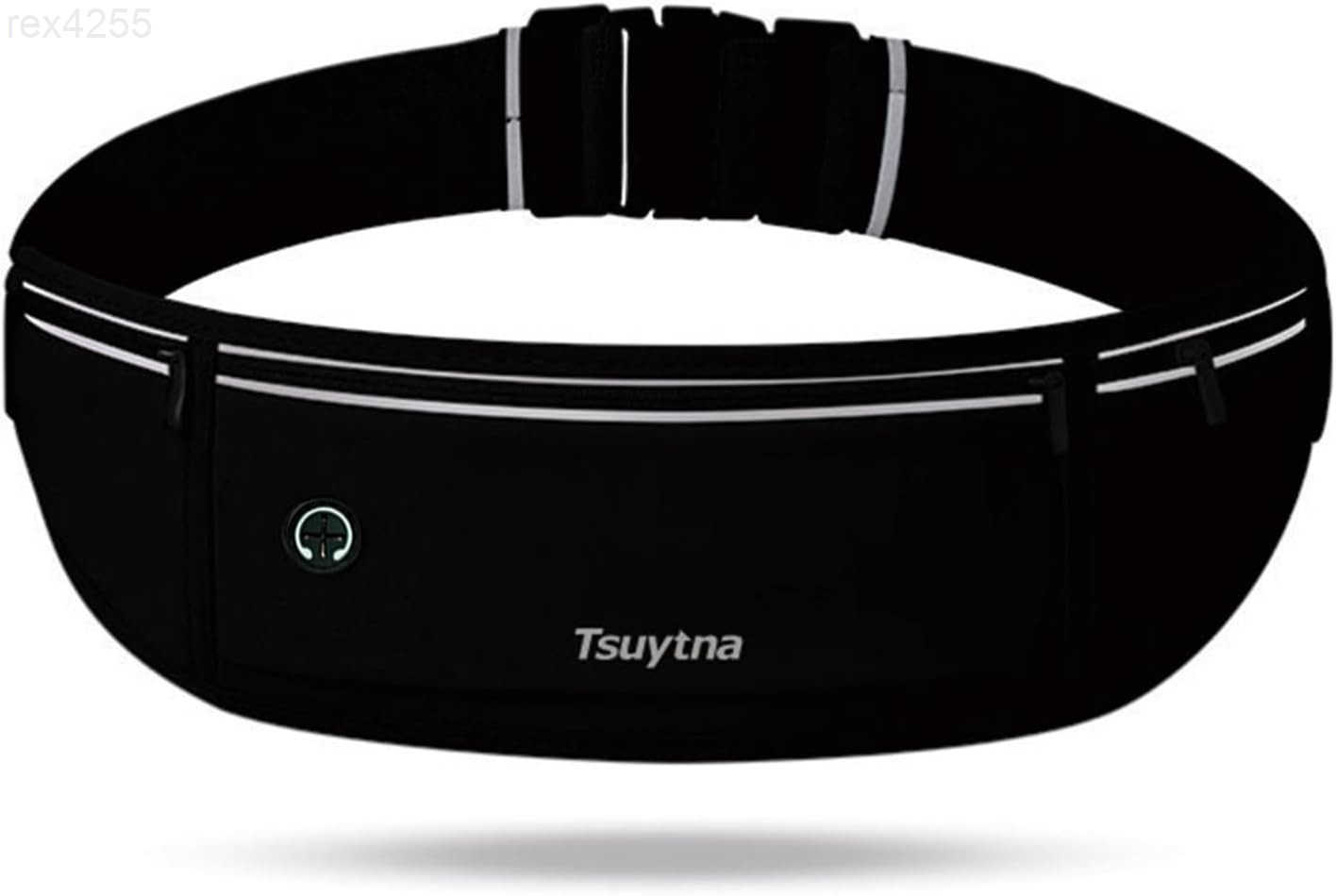 Running Belt for Women Men Slim Phone running belt with WaterResistant Phone Holder 3 pockets Adjustable Waist Strap Reflective Safety Design for Runn