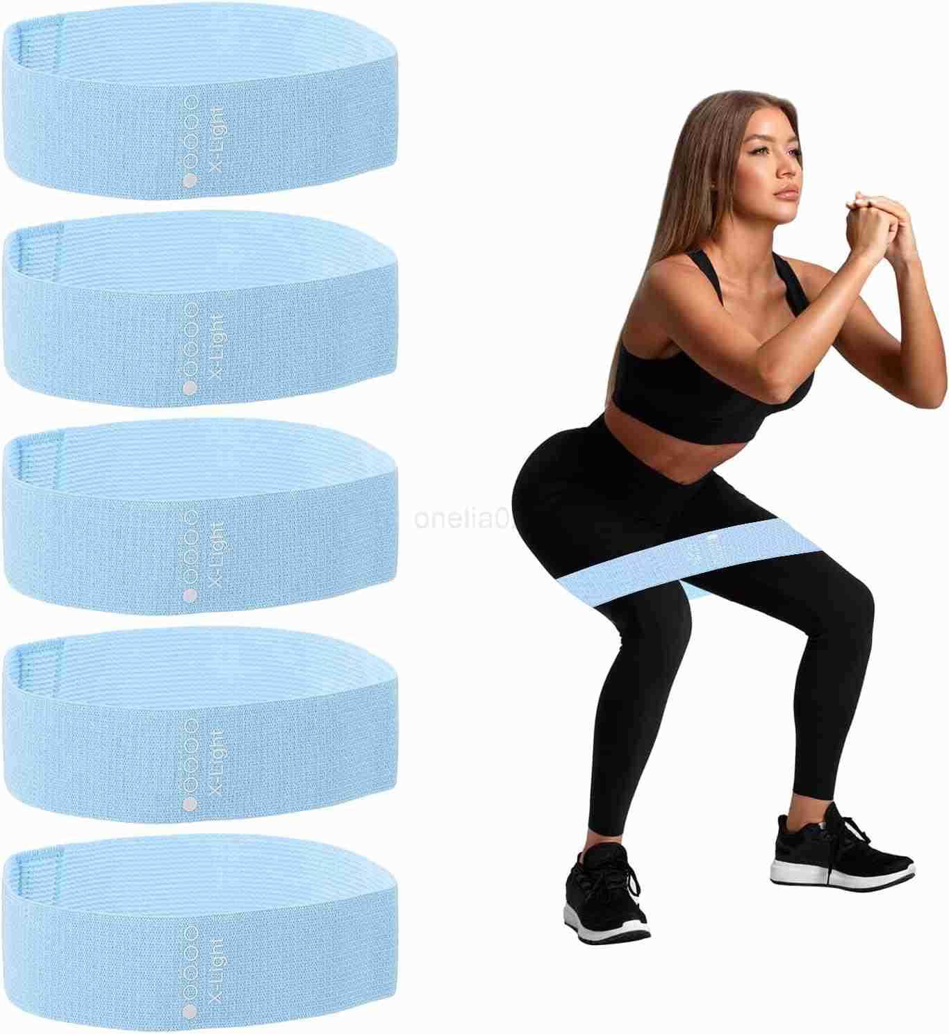 Fabric Resistance Bands Elastic Exercise Bands for Women and Men Booty Legs Workout Bands for Fitness Pilates W250912