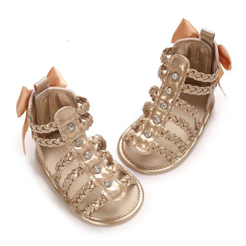 Summer Fashion New Trendy Girl Baby High Top Hollow Sandals PU Soft Sole Casual Walking Shoes