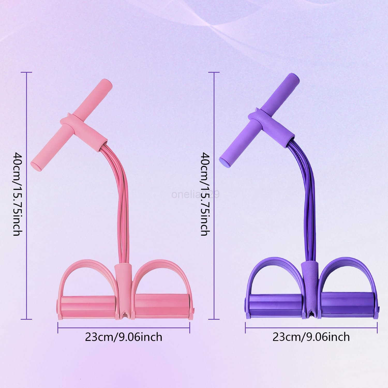 21 Fitness Resistance Bands4 Tube Pedal Ankle Puller2025 Upgrade Stretch Bands for ExerciseAB Training Auxiliary DevicePedal Resistance Band with Hand