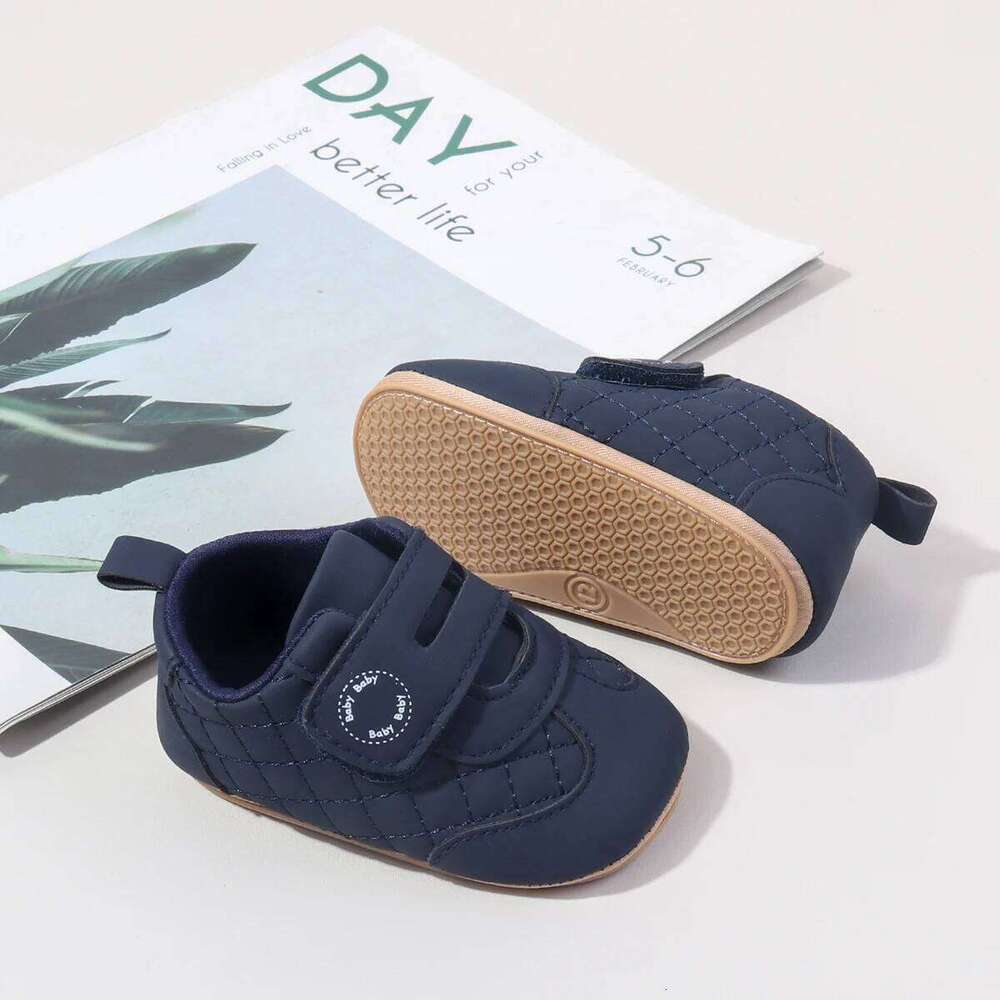 Spring Autumn Baby Boys And Girls First Walking Toddler Shoes With PU Leather and TPR Sole