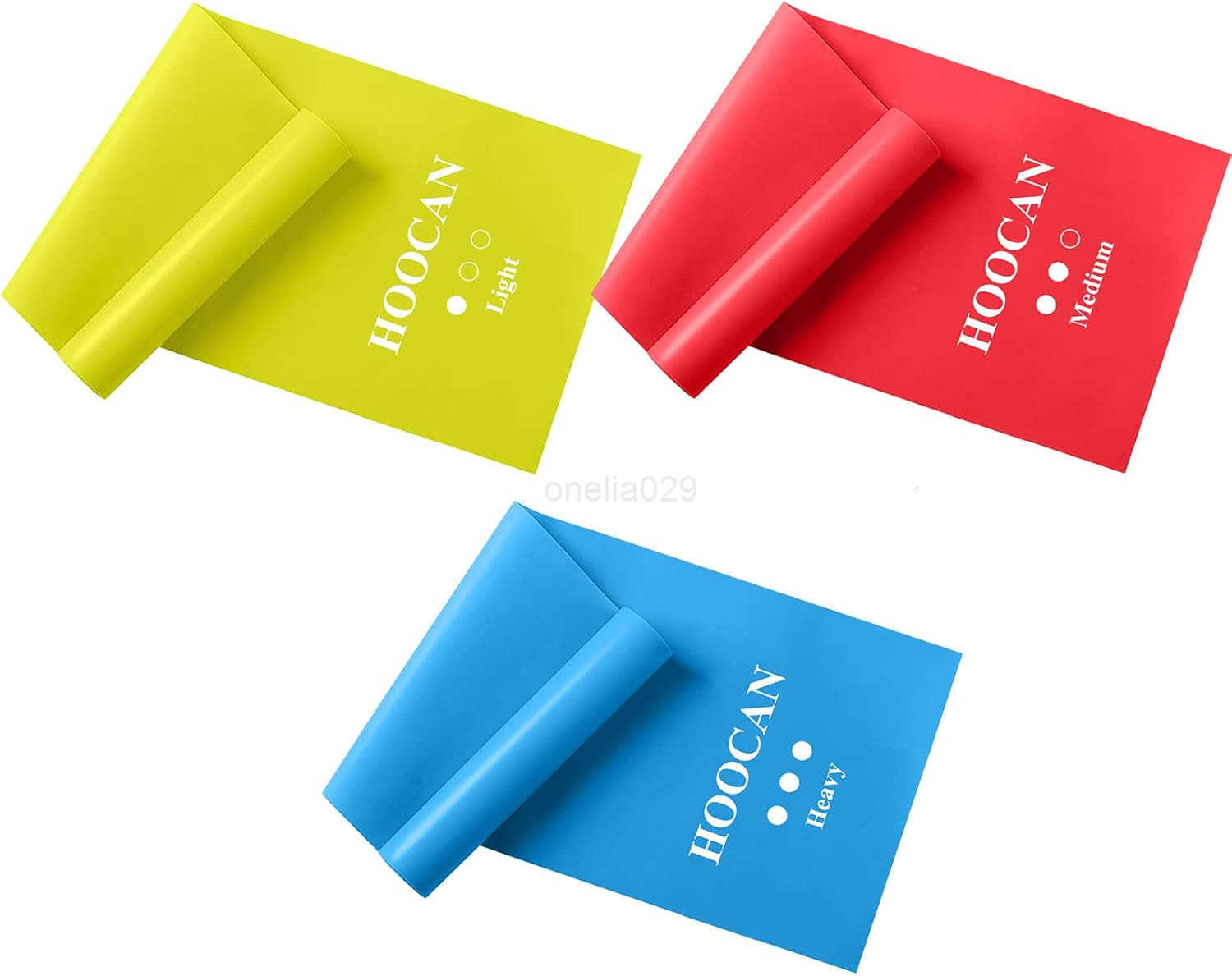 Resistance Bands Elastic Exercise Bands Set for Recovery Physical Therapy Yoga Pilates RehabFitnessStrength Training W250912