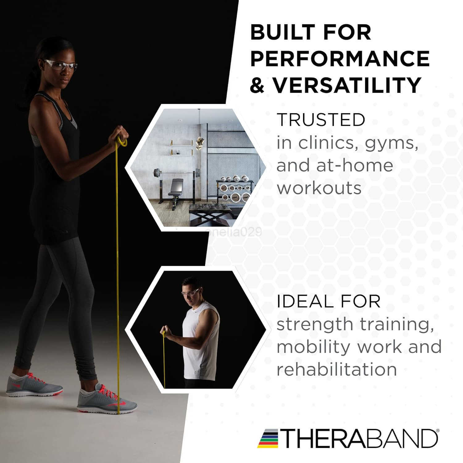 Resistance Tubing Yellow Light Level 1 25 ft Roll Professional Grade for Upper and Lower Body Workouts CuttoLength ColorCoded Resistance Levels W25091