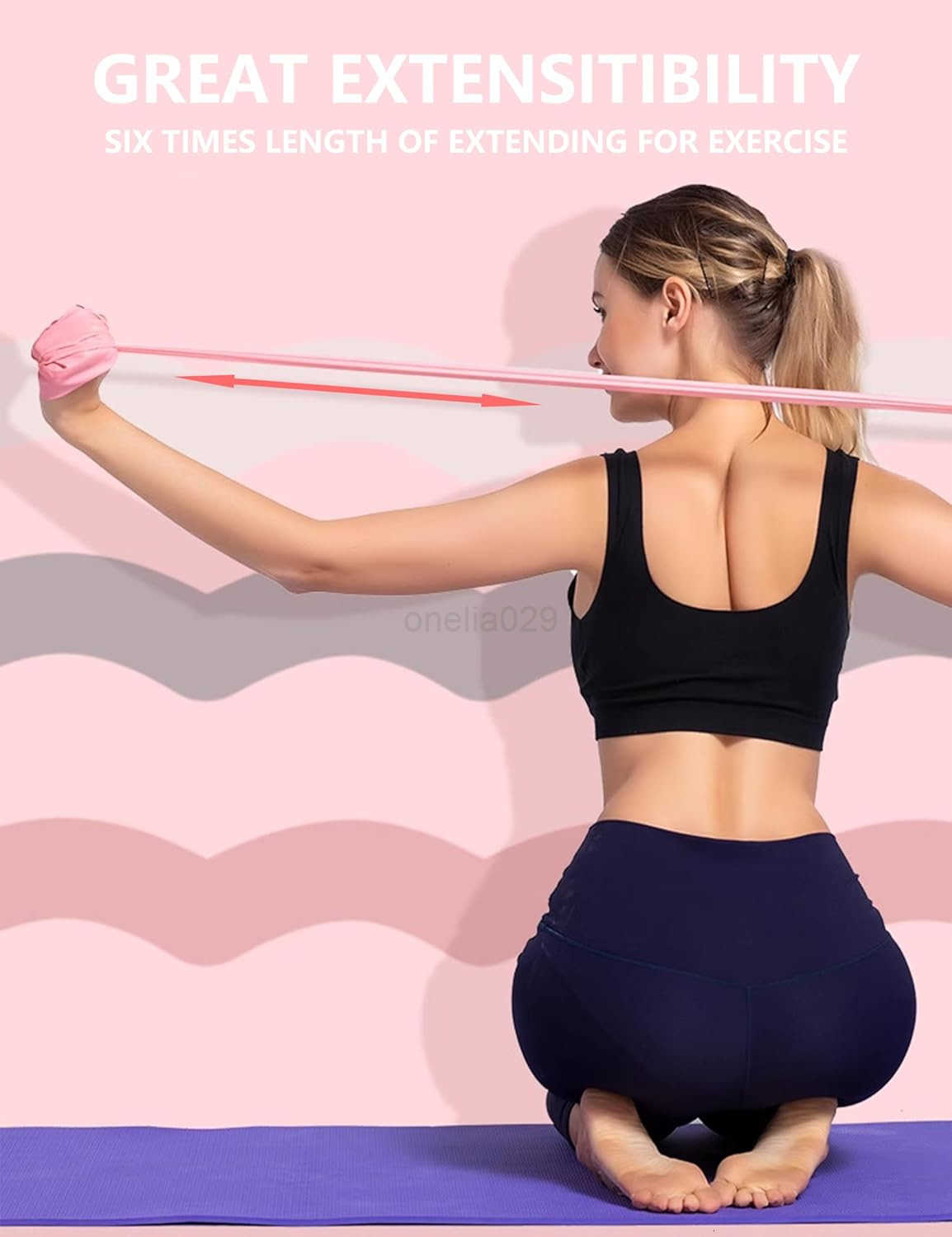 Fabric Resistance Bands for Women 5 Level Exercise Bands Resistance Set Resistance Bands for Working Out with Handles Workout Bands Resistance for Wom