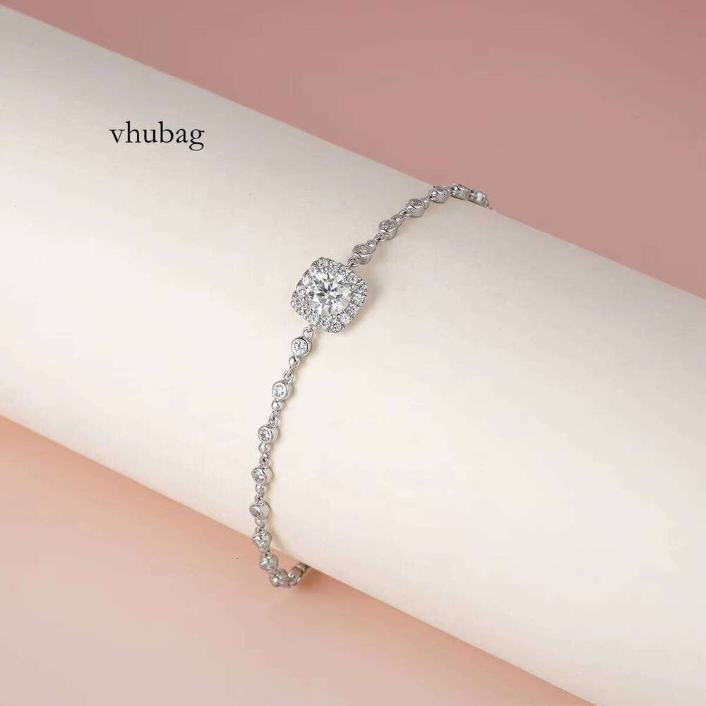 Free Design S Bracelet Moissanite New Hand Jewelry Sier Plated Platinum
