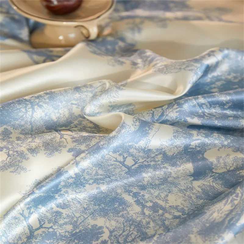 46Pcs 25MM Silk Duvet Cover Set 100Mulberry Silk Cal King Super King size Bedding set with Zipper FlatFitted sheet Pillowcase C250912