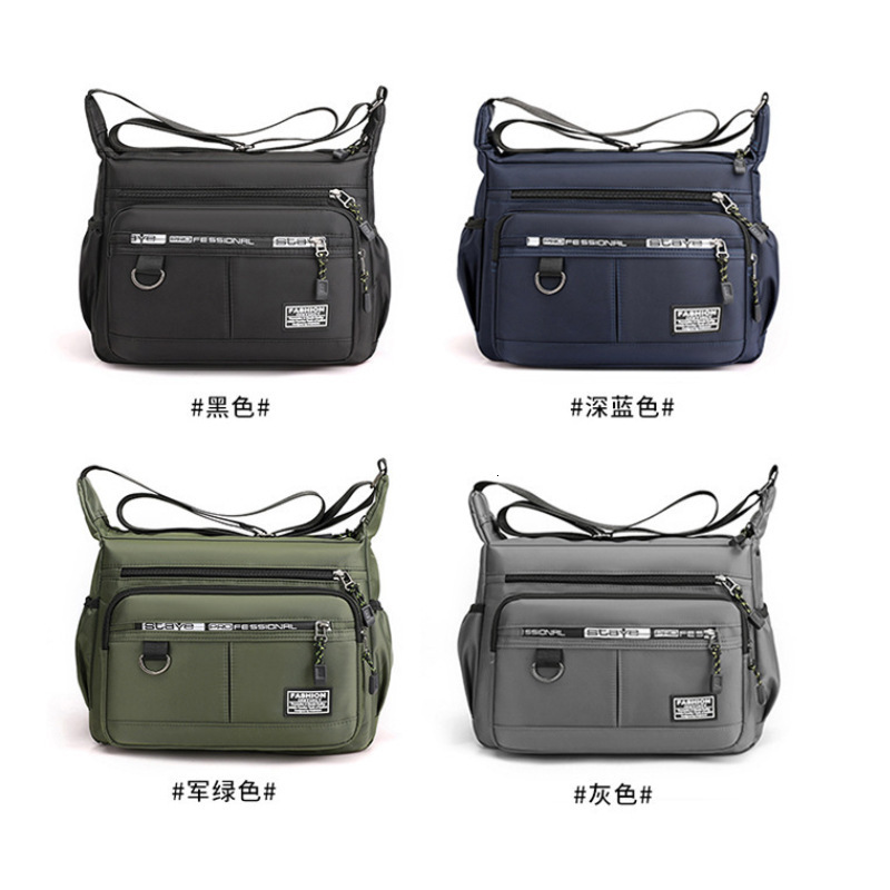 Free Shipping Men S Luxury Bag Bag Casual Large Capacity Shoulder Bag Designer Bag New Lightweight Oxford Cloth Versatile Multi Layer Travel Commuting