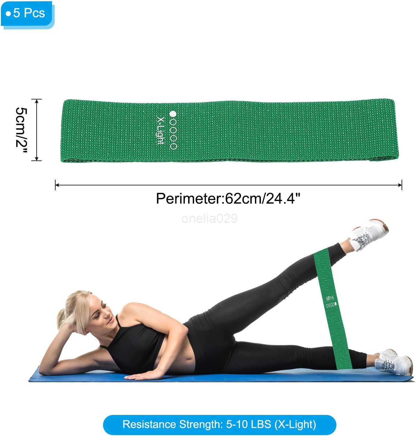 Fabric Resistance Bands Elastic Exercise Bands for Women and Men Booty Legs Workout Bands for Fitness Pilates W250912