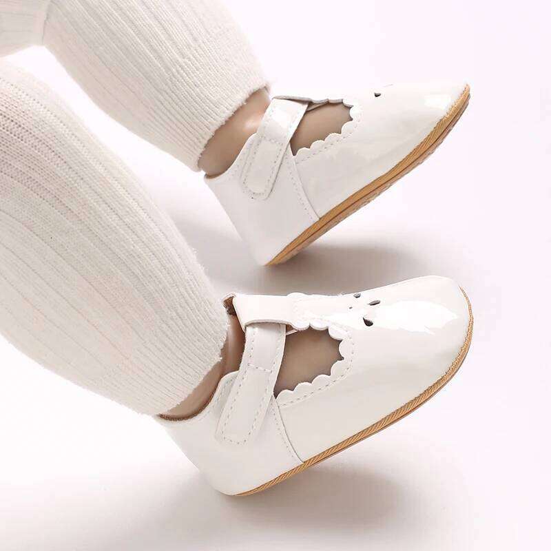 "Baby Princess Velcro Strap First Walkers | Non-Slip Comfortable Toddler Shoes (6-24M)"