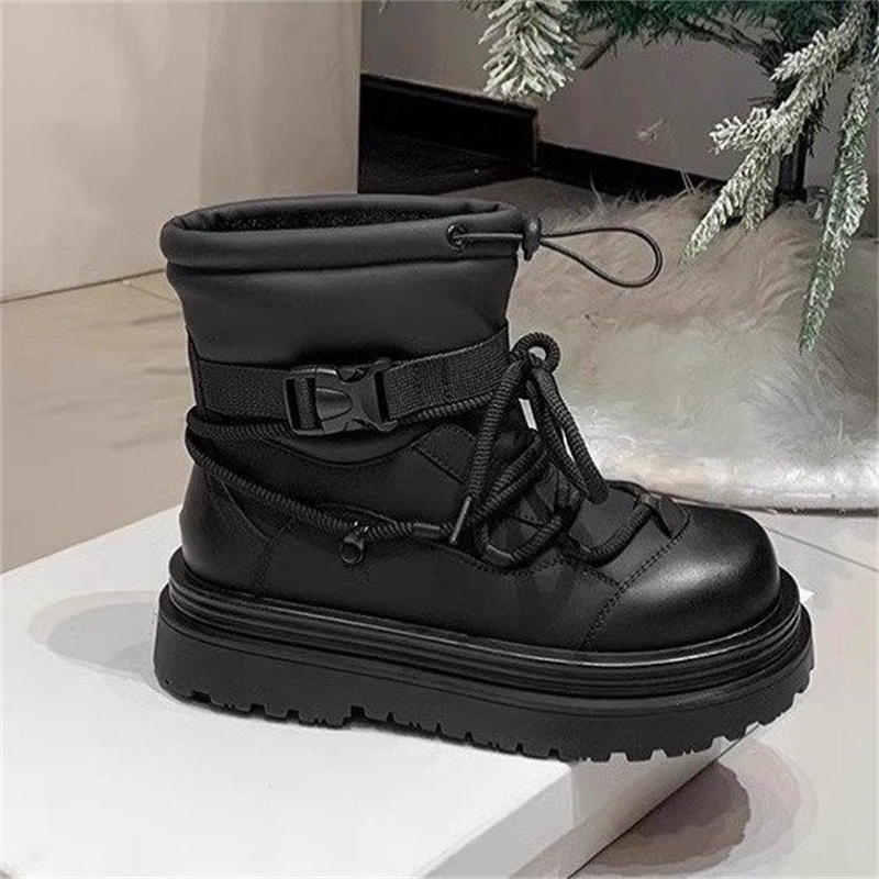 Free shipping designer Boots Thick soled snow boots for women in winter with plush thick cotton shoes waterproof anti slip Martin boots