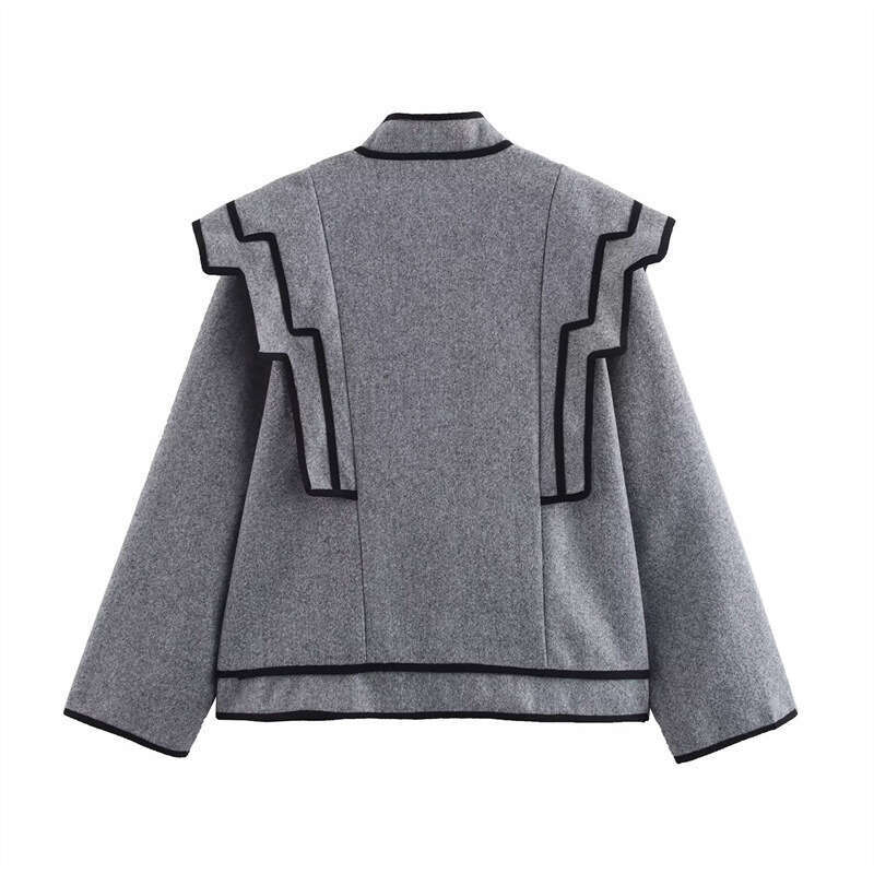 DHEssentials Spring New Jacket Coat Women's Fashion Design Casual Loose Versatile Long Sleeve Chanel Style Elegant