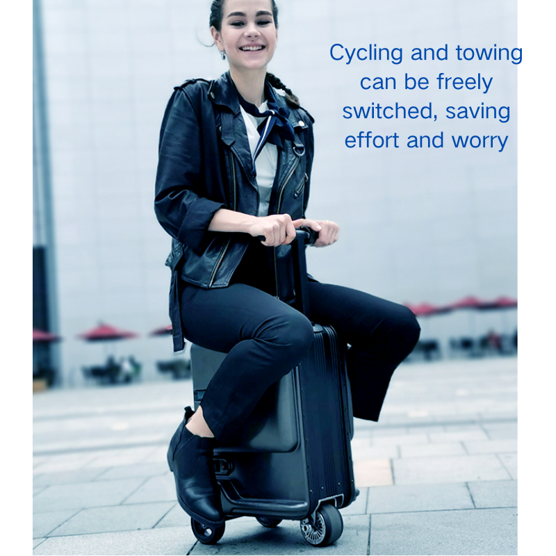 ORMIE Electric Luggage - Compact, Aviation - Friendly Travel Companion with Integrated Battery SE3minit
