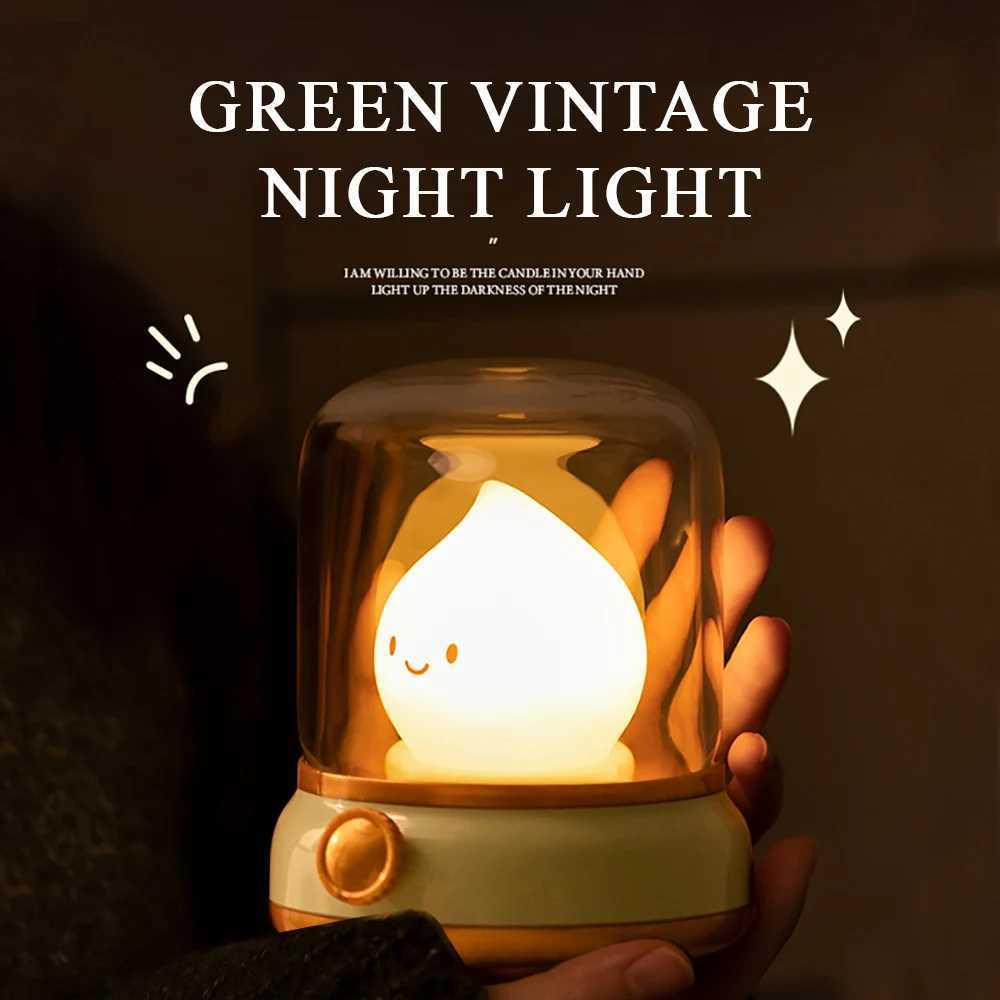 Flameless Candles Night Light Cute Capybara Kerosene Sleeping Nightlights Dimmable 2 Lighting Modes Bedside Lamp For Kid Bedroom C250912