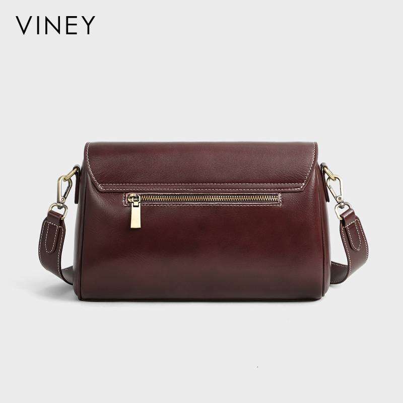 VINEY Women 2025 New Summer Messenger Large Capacity Genuine Leather Women's Shoulder Pillow Bag