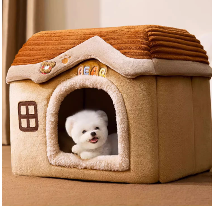 Four Seasons Compatible Canine Feline Cozy Shelter Easy-Clean Modular Furniture