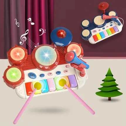 Baby clapping drum Baby toy clapping drum Childrens music 01 years old early education puzzle music drum Jazz drum C250912