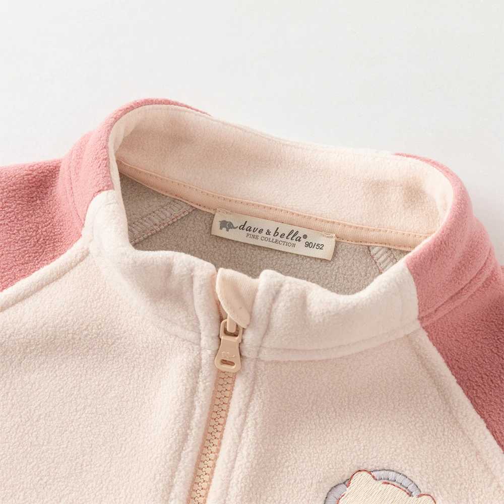 Dave Bella Boys Girls Long Sleeve Polar Fleece Set Sweatshirt Pants Twopieces Suit Children Autumn Spring Pullover DB3253503 C250912