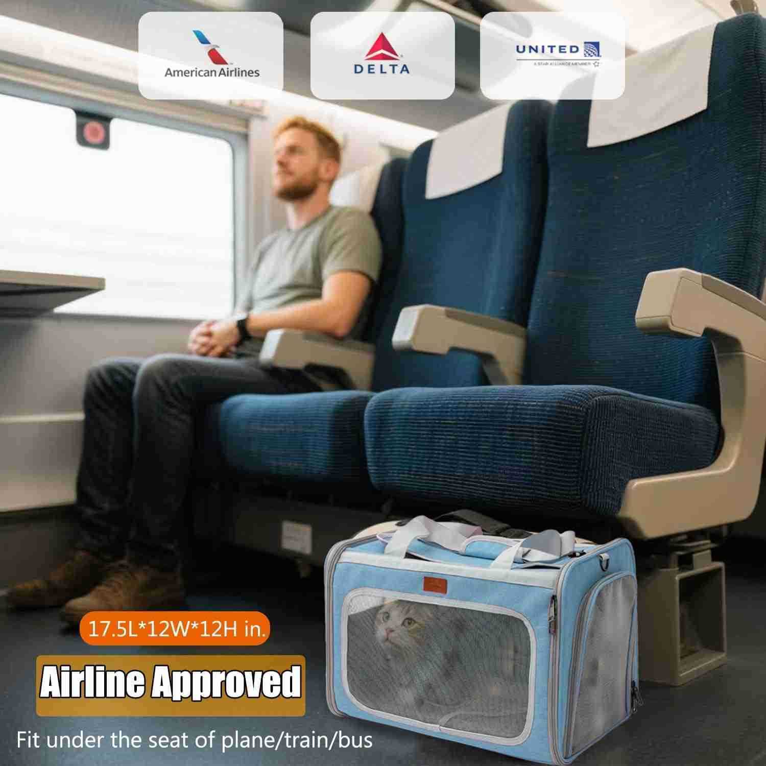 Soft Cat Carrier Pink Small Dog Carrier Airline ApprovedUnique Expandable Pet CarrierStrudyVentilatedSoft Sided Pets Carriers CageDurable Small AnimaW