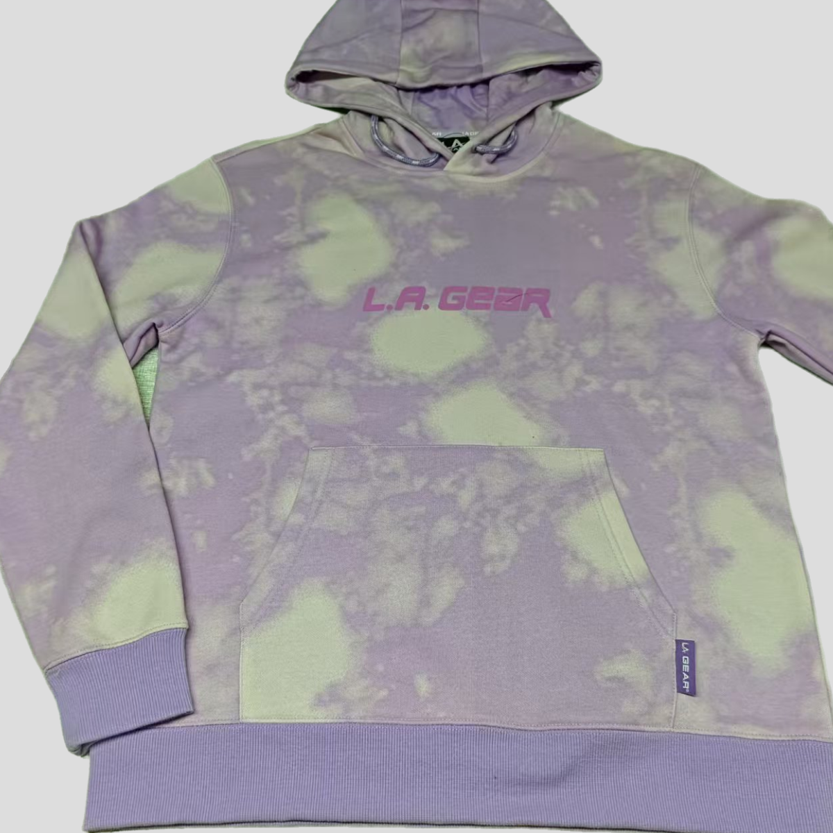 High-Quality Tie-Dye Effect All-Over Printed Fleece Hoodie for Women