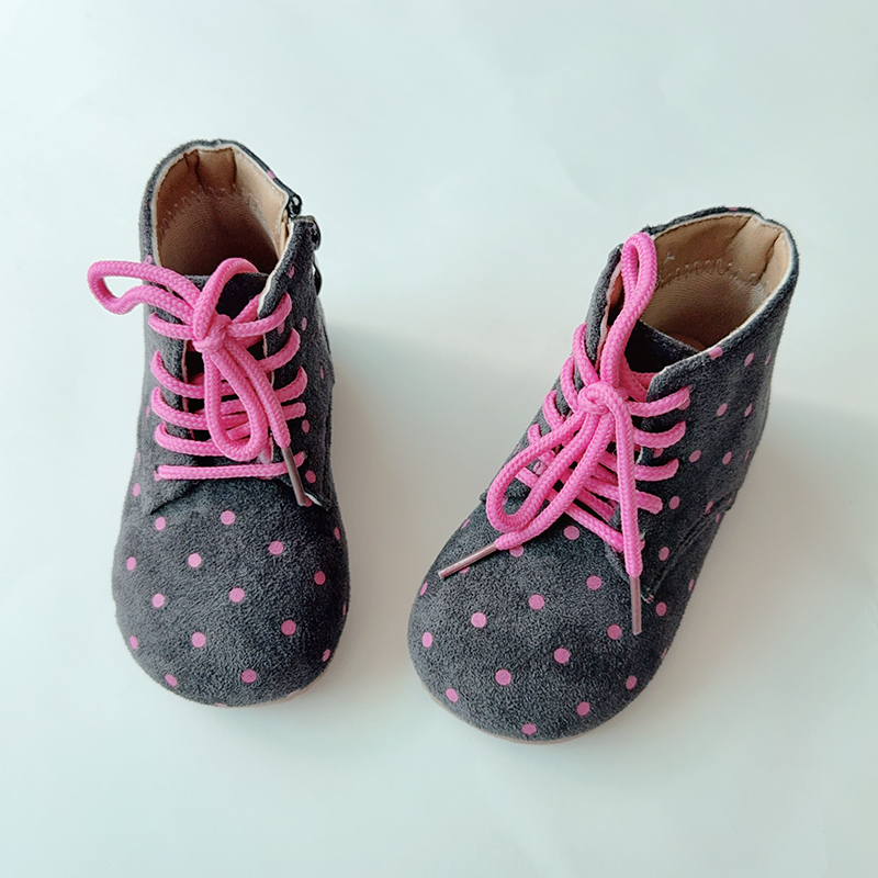 New Girls' Boots: Soft-Sole Casual Short Boots, Single Boots, Princess Shoes D132