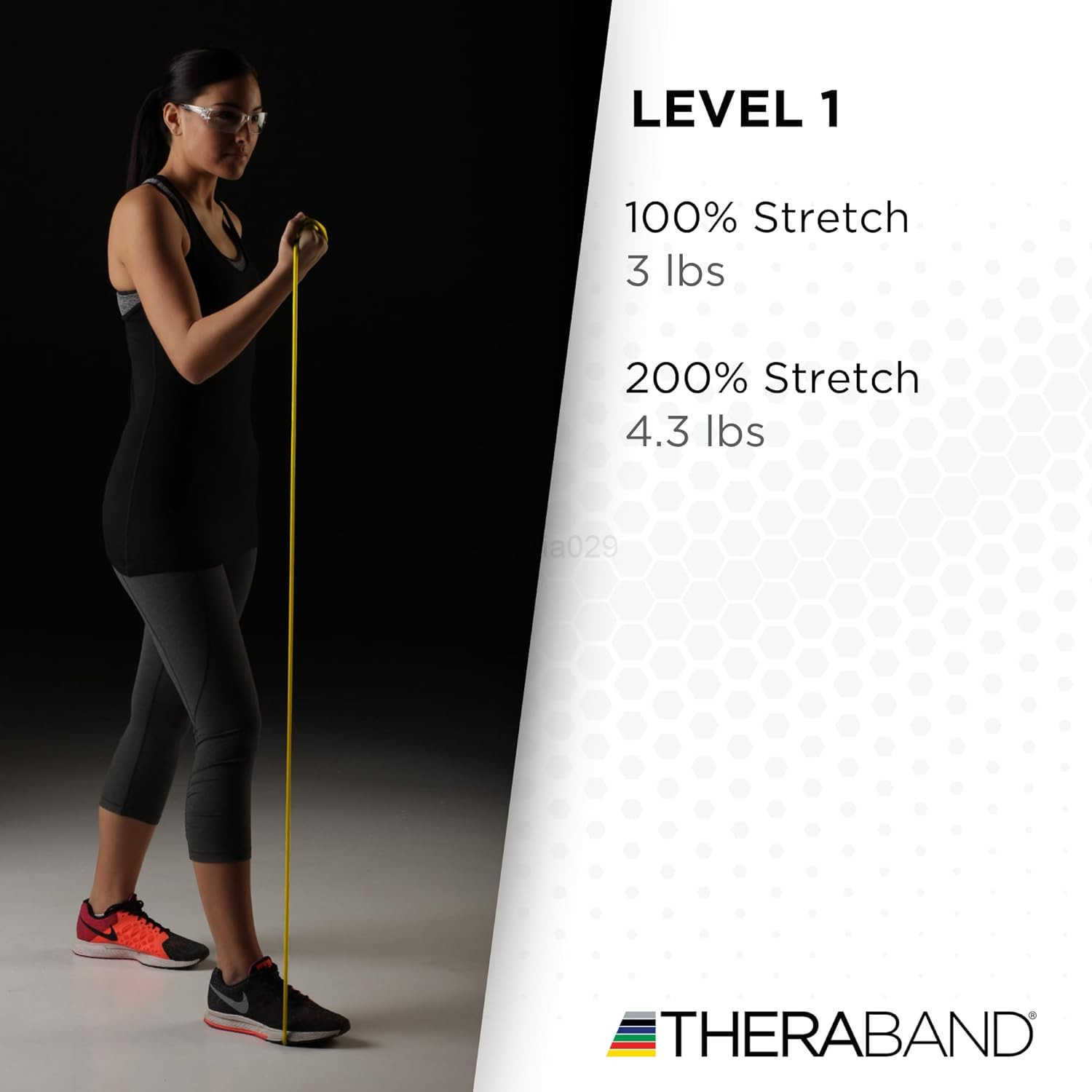 Resistance Tubing Yellow Light Level 1 25 ft Roll Professional Grade for Upper and Lower Body Workouts CuttoLength ColorCoded Resistance Levels W25091