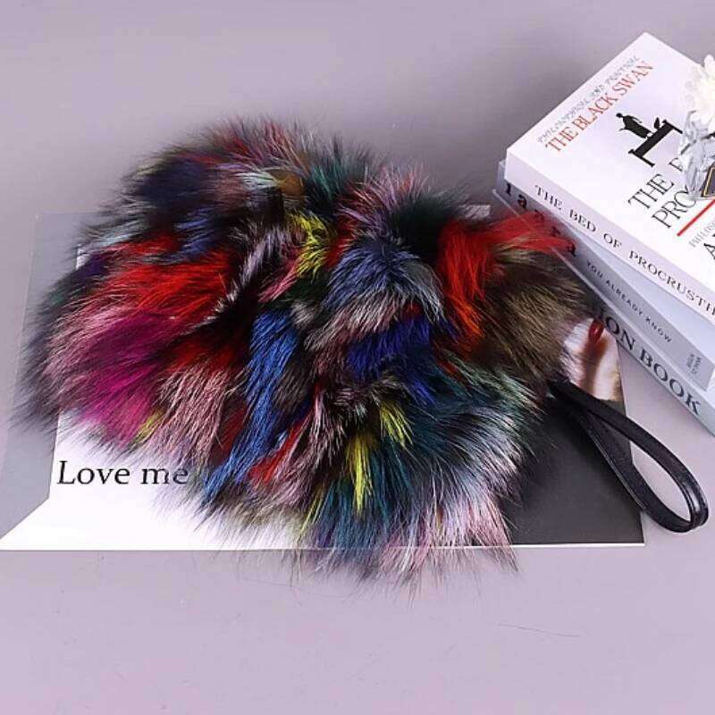 Designer Bags Crossbody Bags For Women Trend Fashion Fluffy Fox Fur Chain Shoulder Bag New In High Grade Elegant Exquisite Handbag Luxury Bag