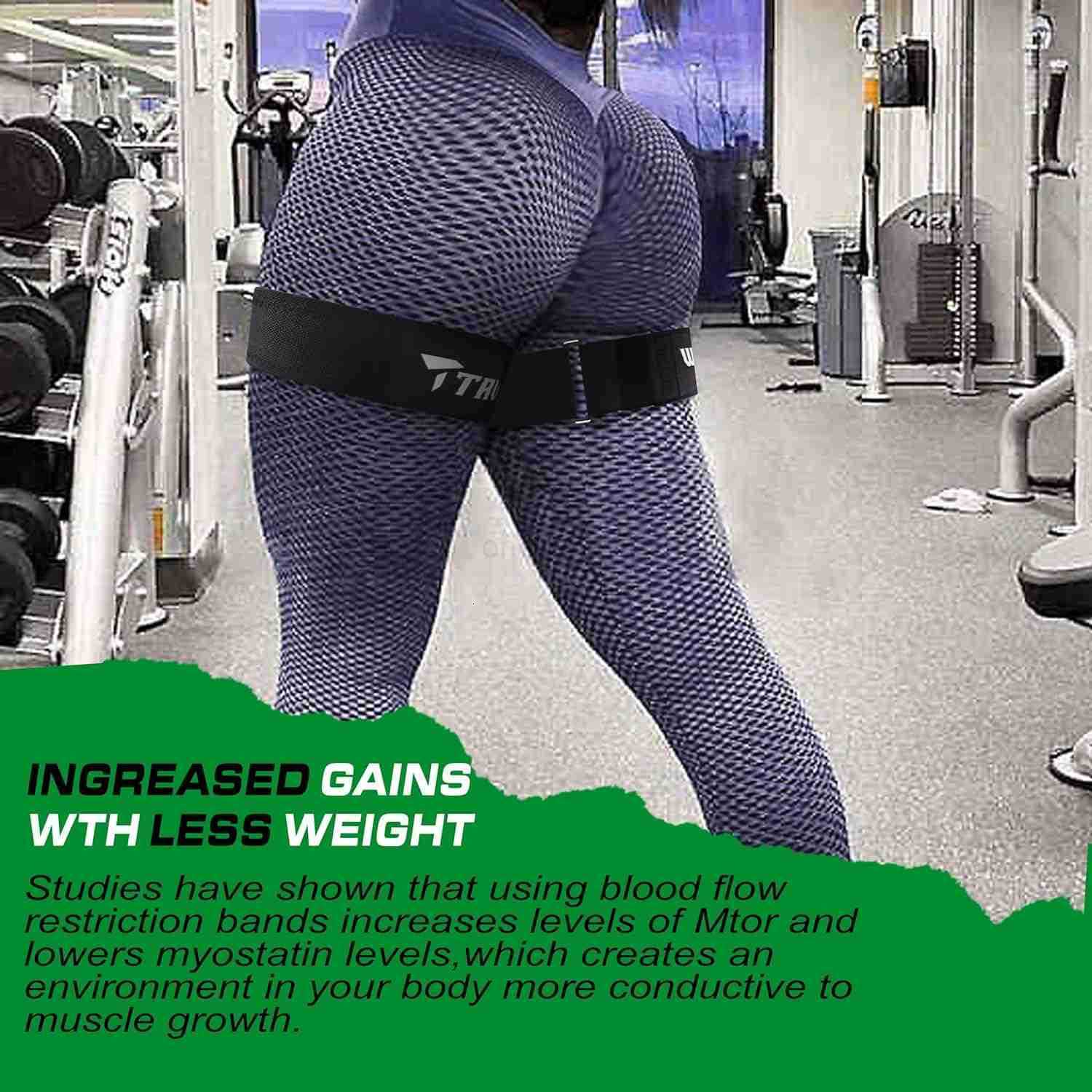 Bands for Women Glutes Hip Building Blood Flow Restriction Bands BFR Bundle Booty Bands Best Fabric Resistance Bands for Exercising Your Butt Squat Th