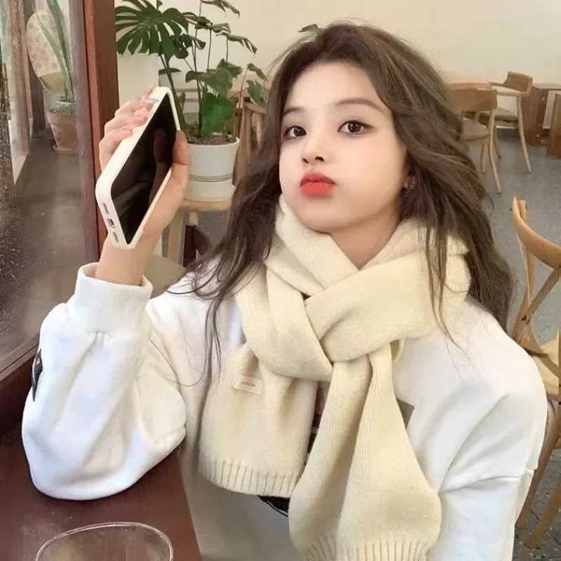 Imitation Cashmere Scarf Wen Winter Shawls And Wraps Hijab Blanket Ladies Thick Neckerchi Bufanda Pashmina Long Echarpe G250912