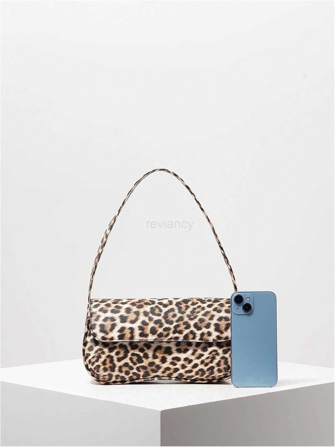 Womens Retro Flap Shoulder Bag PU Leather Top Handle Underarm Bag PurseW250912