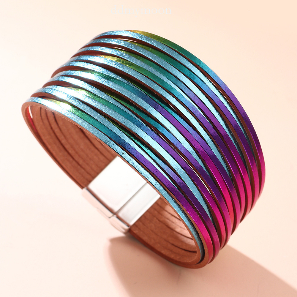 Fashion Student Best Friend Gift Bracelet Multiple Braided Leather Bracelets High-end Feel ddmymoon
